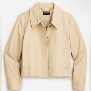 J.Crew Collection cropped lady trench coat